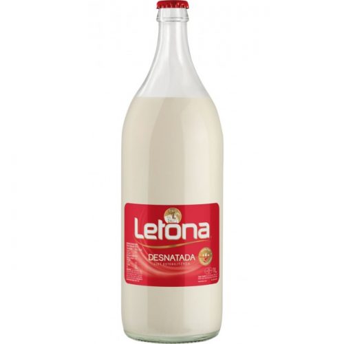 Llet Desnatada "Letona" (12x1L). Retornable-0