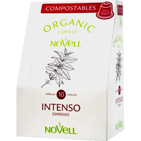 Cafè Intens Ecològic Compostable "Novell" (3x10 càpsules) -0